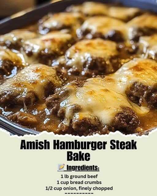 Amish Hamburger Steak Bake