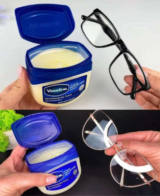 When I applied Vaseline to the glasses, I didn’t expect it to be so powerful.