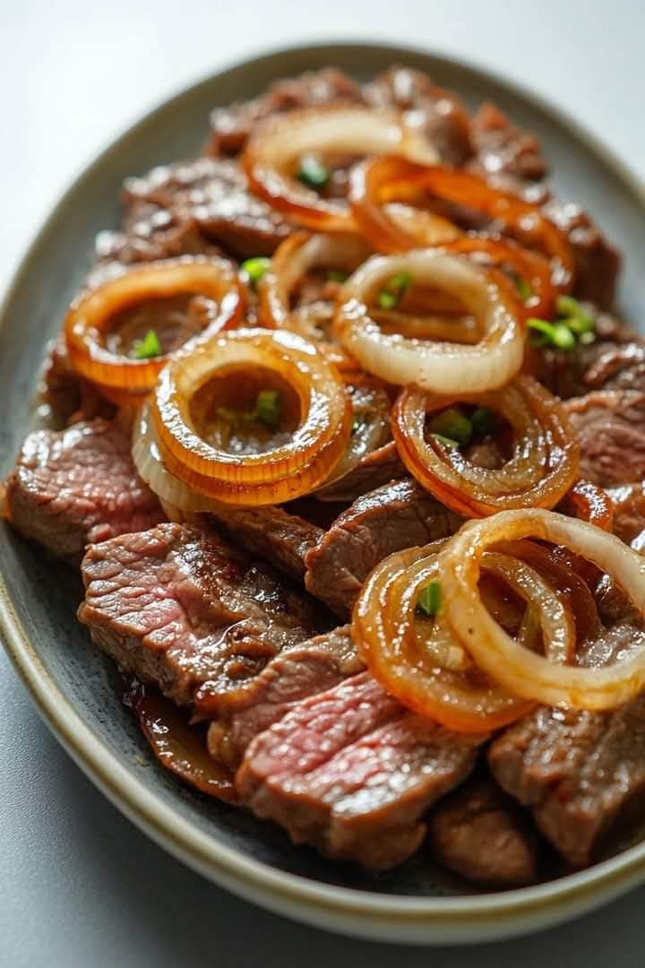 Chinese-Style Beef with Caramelized Onions Recipe