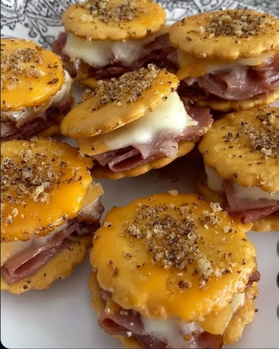Ritz Cracker Party Sandwiches