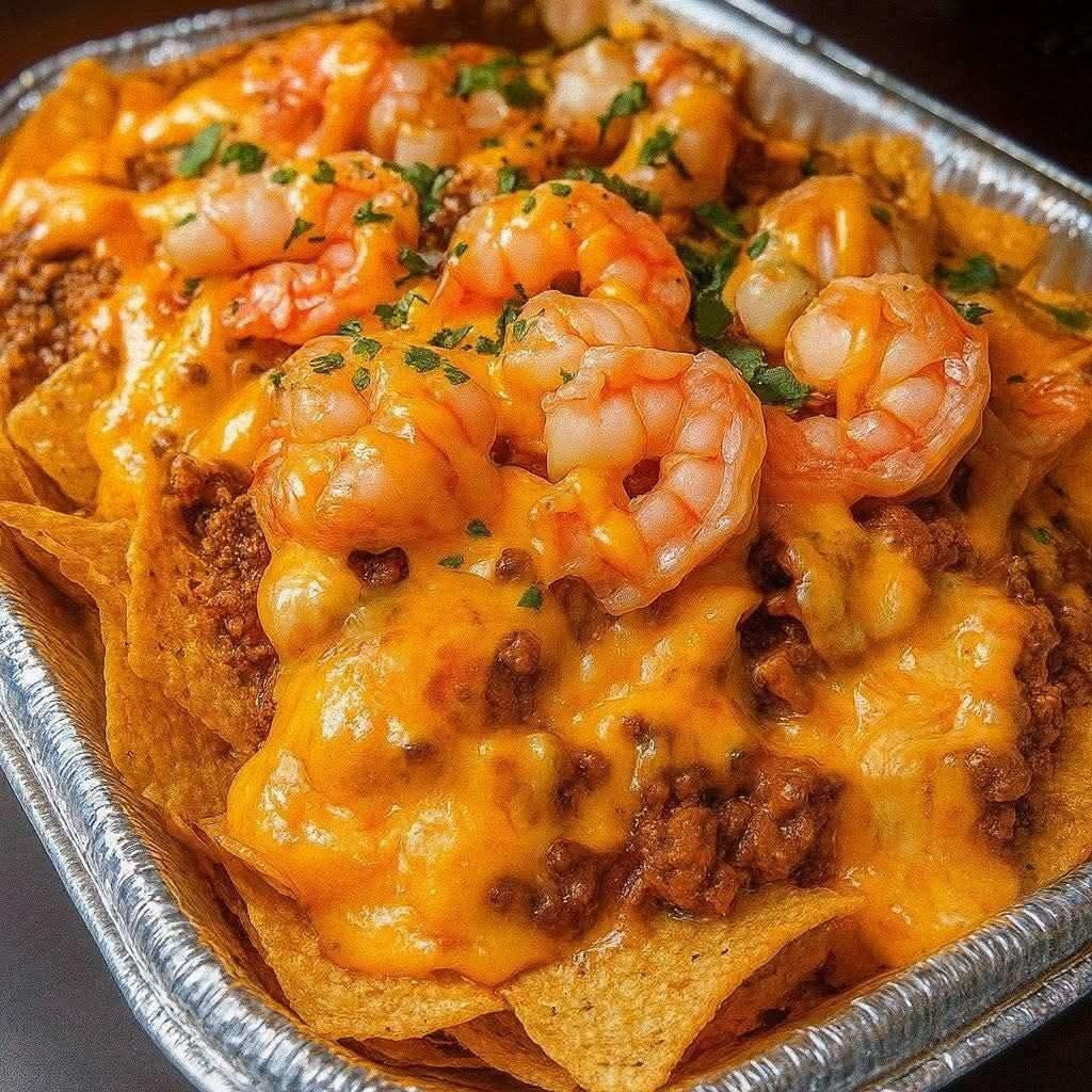 🌟 Full Recipe: Surf & Turf Nachos