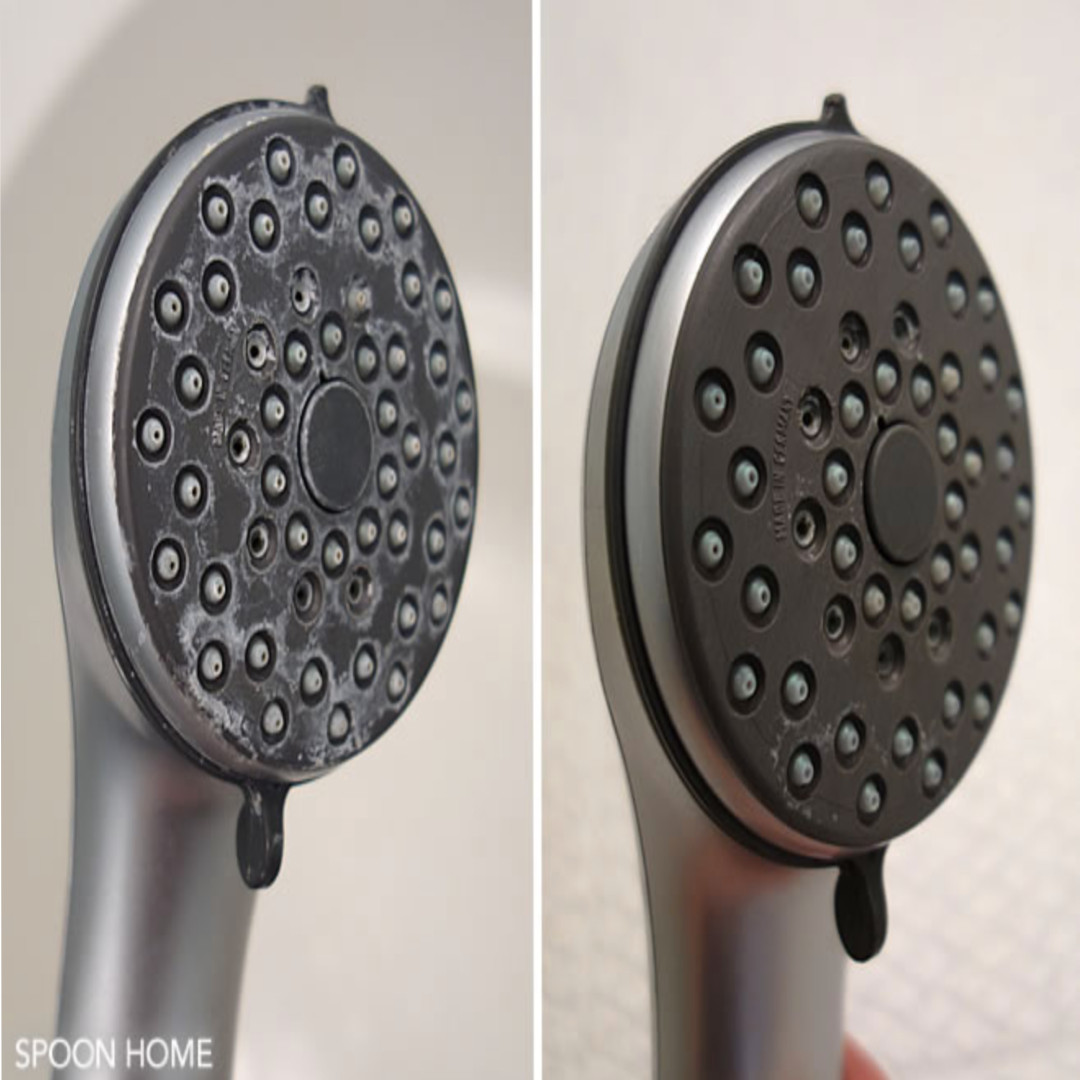 Shower full of limescale? Getting rid of it couldn’t be easier: you have everything you need in the kitchen.