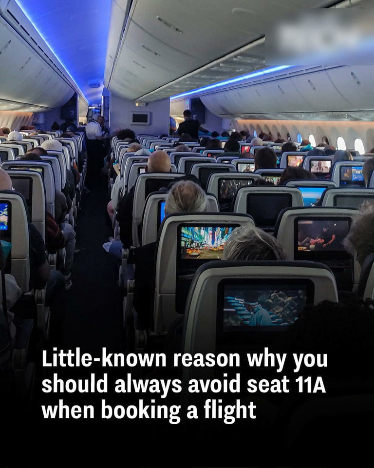 Little-known reason why you should always avoid seat 11A when booking a flight!