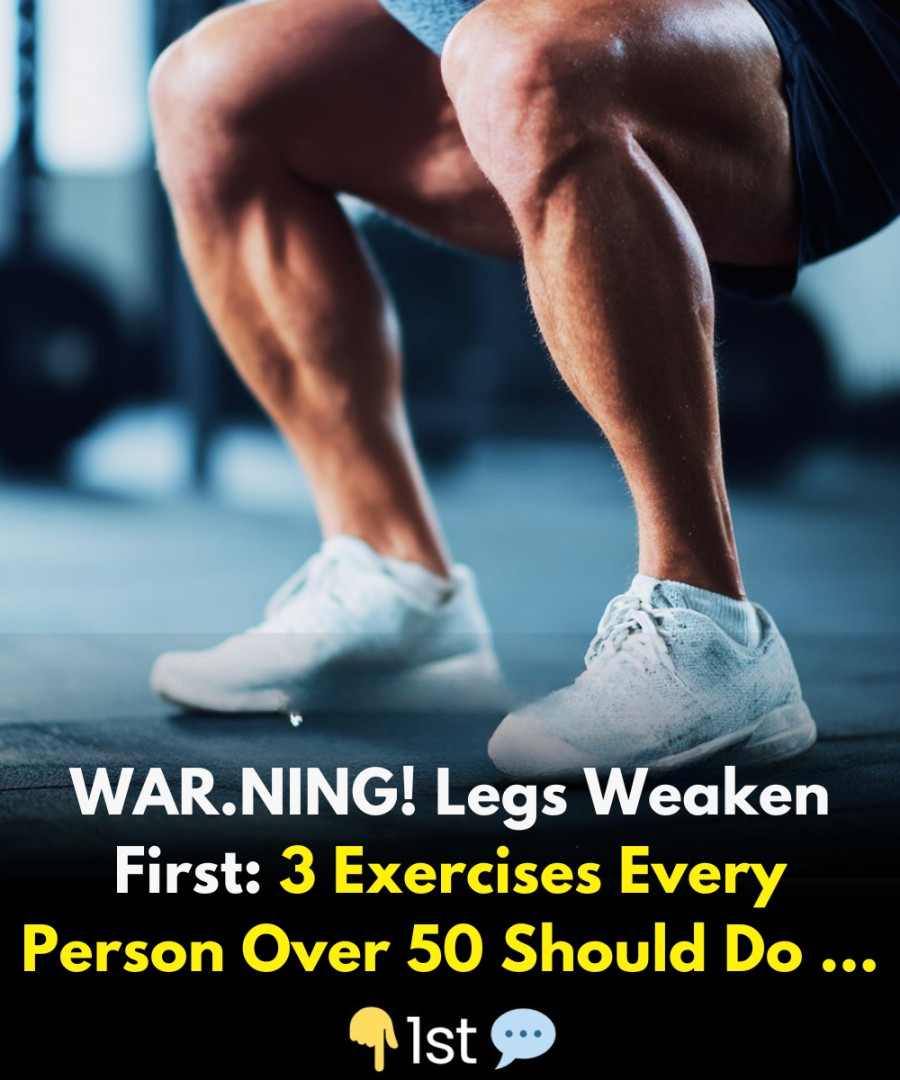 WAR.NING! Legs Weaken First: 3 Exercises Every Person Over 50 Should Do