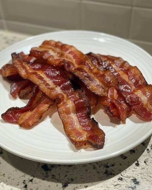 My hubby and I can’t agree on the best way to cook bacon. I think this is crispy but he thinks it’s burnt because of the black parts. Thoughts?