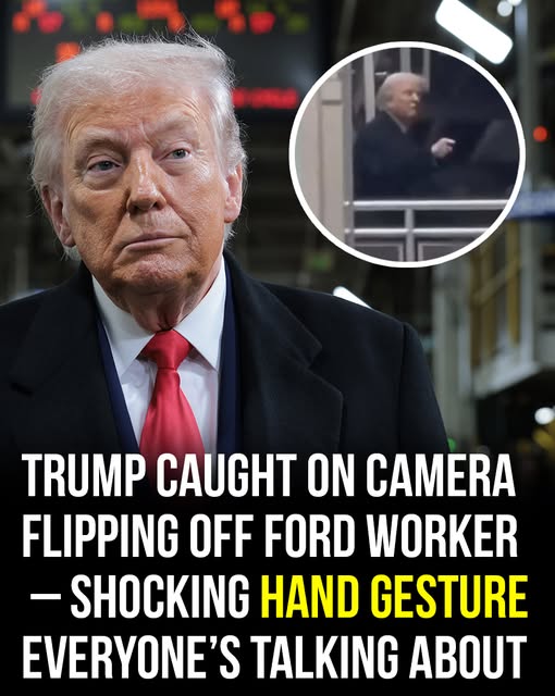 Trumps shocking insult to Michigan autoworker caught on camera!