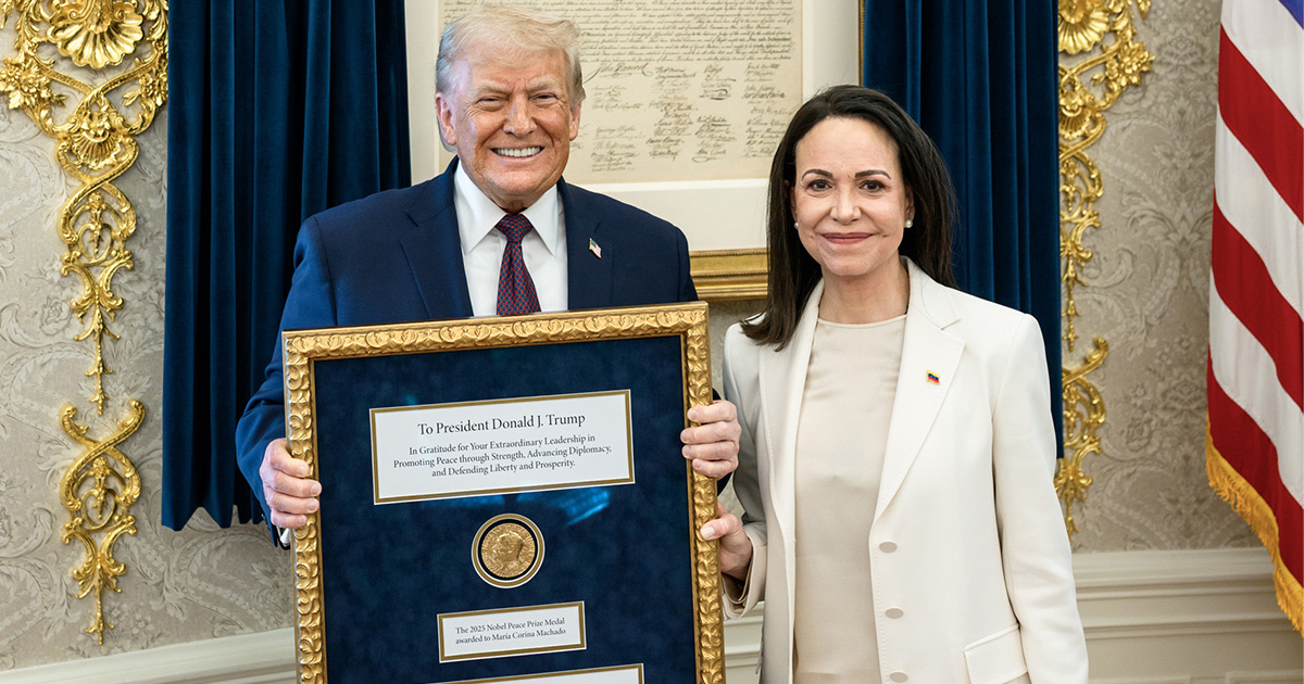 Nobel Peace Center breaks silence after Venezuelan opposition leader gives Nobel Peace Prize to Trump