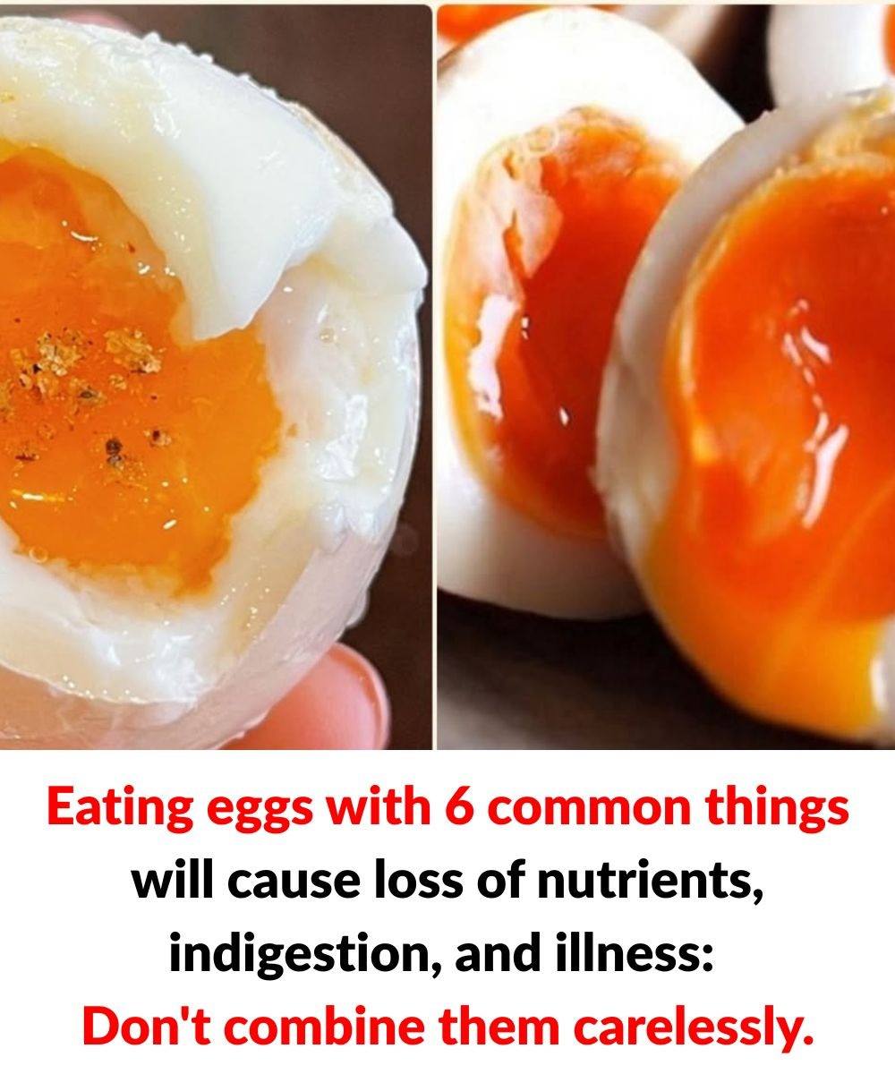 Eating eggs with 6 common things