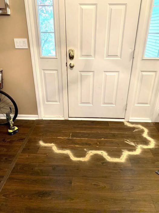 “Rather than a regular doormat, this clever woman cut into her floors to do THIS”