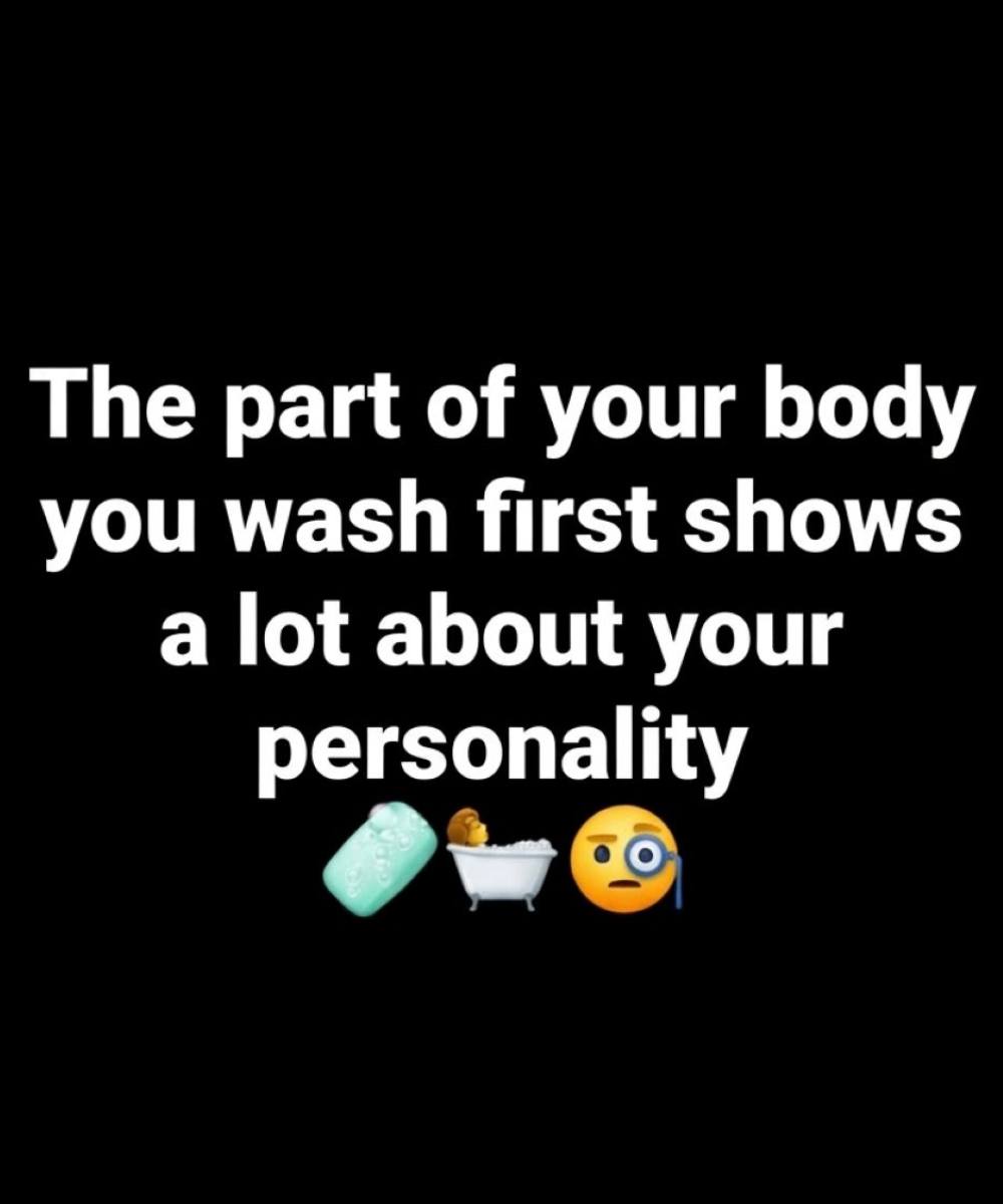 What the Way You Shower Every Day Can Reveal About You