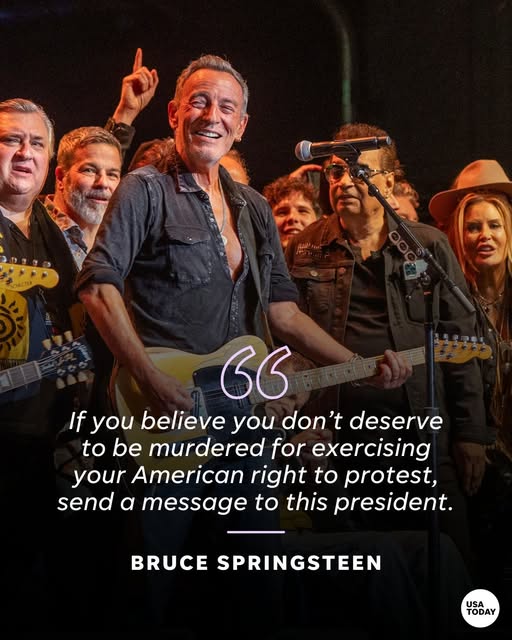 Bruce Springsteen criticized the Trump administration’s deployment of Immigration and Customs Enforcement agents to Minneapolis and the fatal shooting by an ICE agent of Renee Good during a performance on Saturday in New Jersey.  “The United States, the ideals and the values ​​for which it stood for the past 250 years, is being tested as it’s never been in modern times,” Springsteen said while introducing “The Promised Land” at the Light of Day Winterfest main event show.