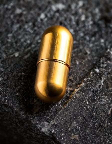 Found a small brass capsule in my 13-year-old’s laundry. Lightweight, tightly sealed, tiny cavity. He doesn’t know where it’s from—any ideas?