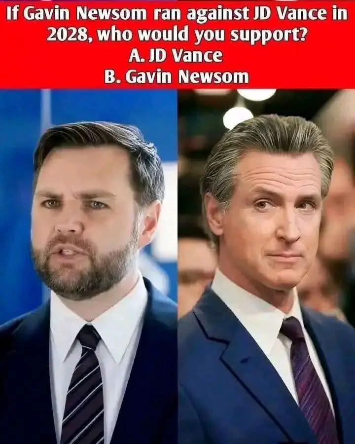 The Potential 2028 Showdown: Gavin Newsom vs. JD Vance