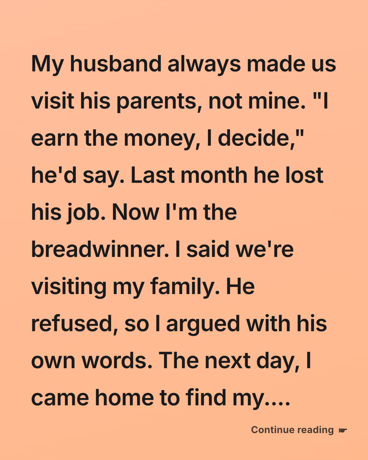 When Fairness Finally Flipped The Table In My Marriage