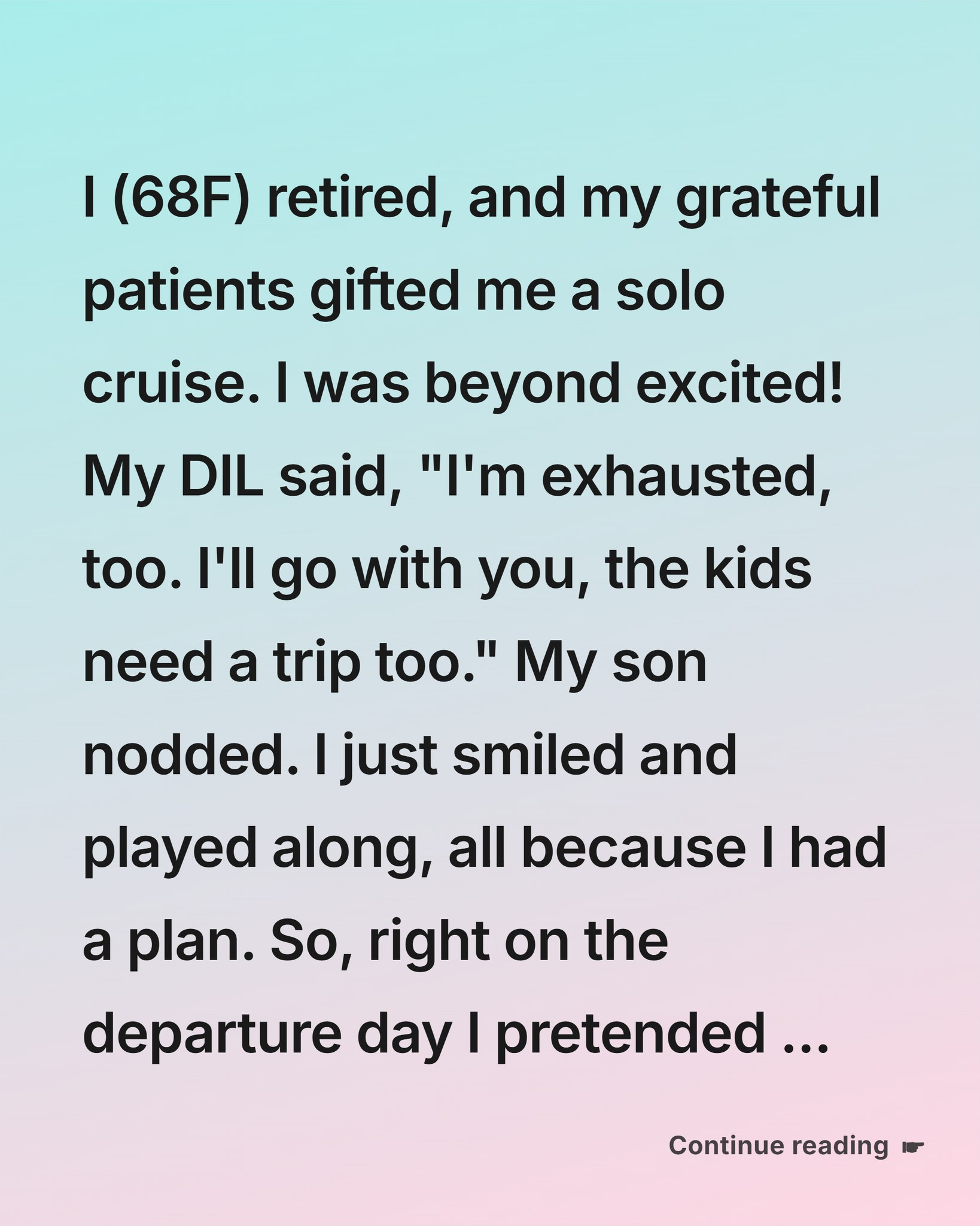 The Cruise I Never Took—and the Life I Finally Claimed