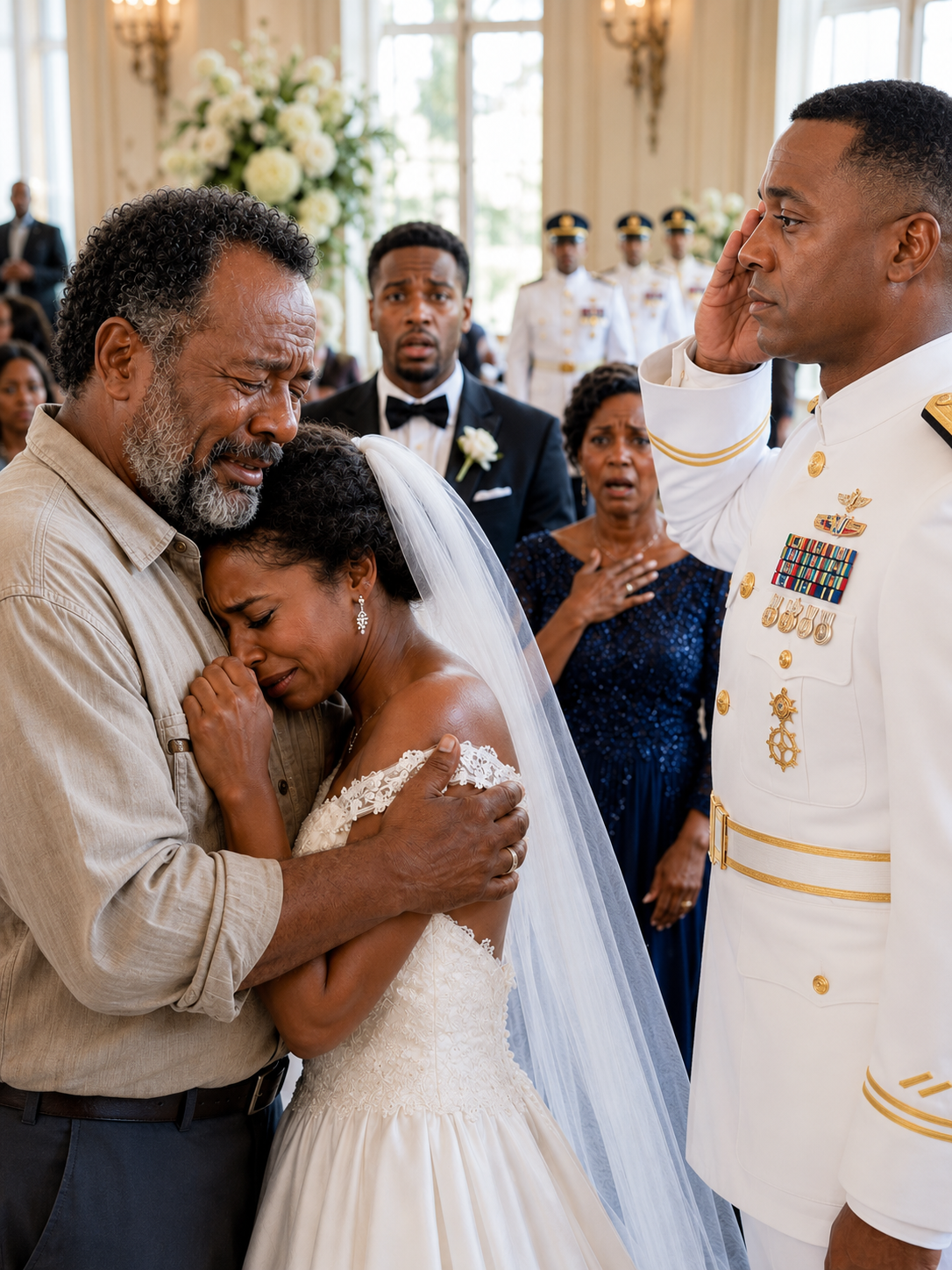 “I’d Never Marry a Gardener’s Daughter!” My Fiancé Em.bar.ras.sed Me at the Altar in Front of 120 Guests and Walked Away. As My Father Cried and Apologized, I Silently Held Him—Until an Army Commander Suddenly Entered, Saluted My Dad With Full Military Honors, and Revealed the Secret That Would Change My Ex-Fiancé’s Life the Very Next Day.