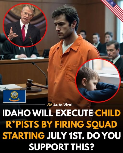 EXTREME JUSTICE OR NECESSARY DETERRENCE? IDAHO’S NEW LAWS IGNITE NATIONAL DEBATE ⚖️ In 2025, Brad Little signed two of the most controversial criminal justice measures in recent U.S. history—HB 186 and SB 1045—placing Idaho at the center of a heated national conversation.